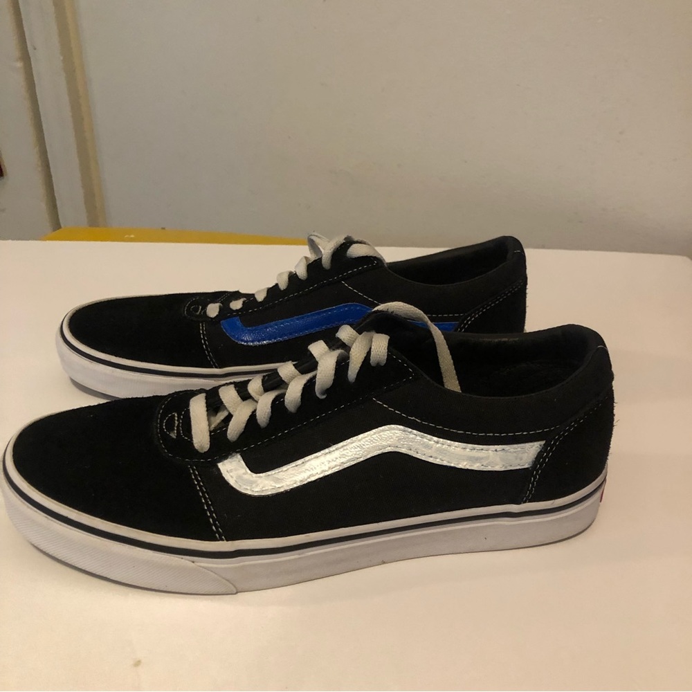 Vans Men's Old Skool Shoes Black White sz 10